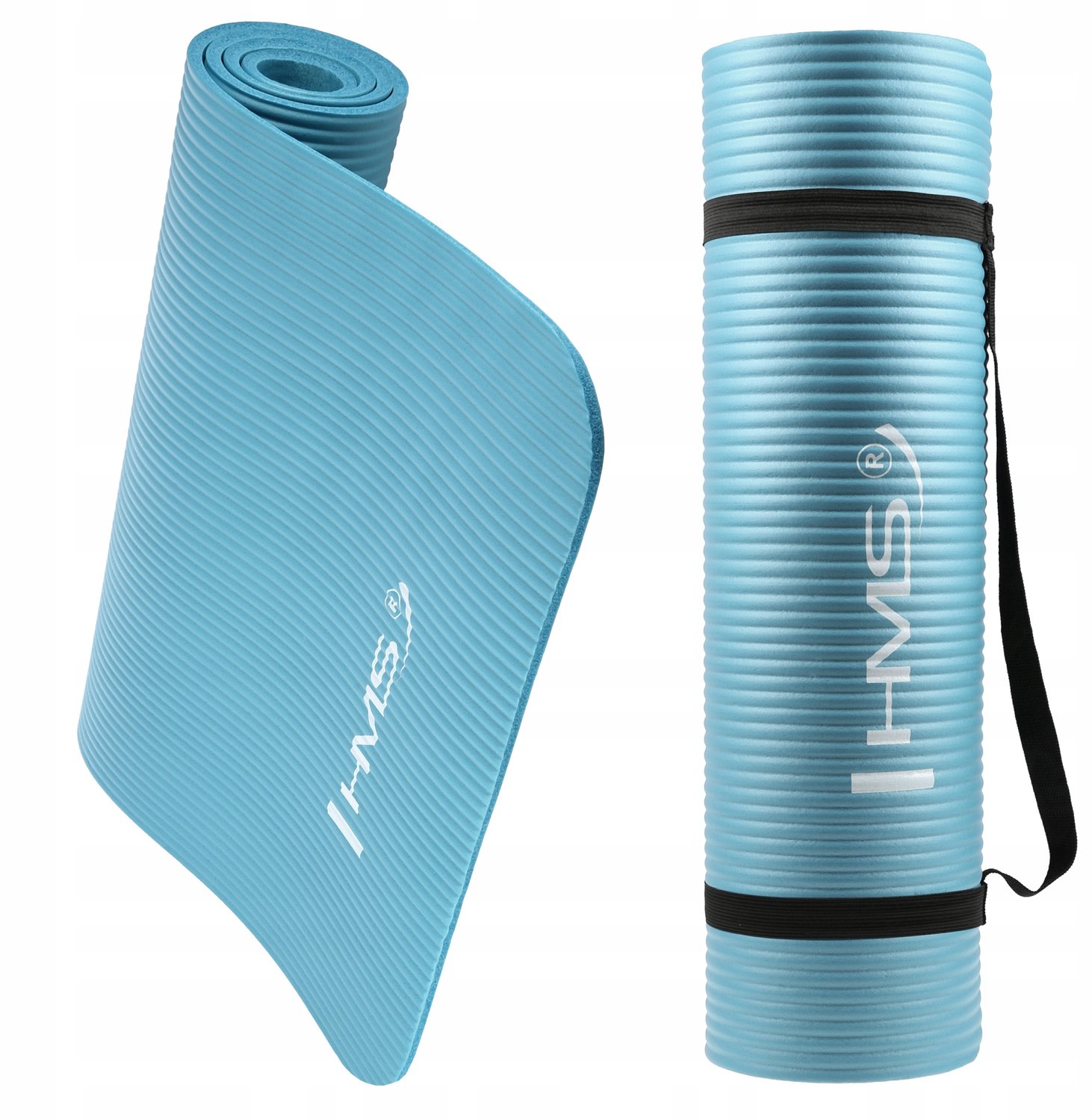 Dikke Yogamat Antislip 183x61x1,2cm - Blauw