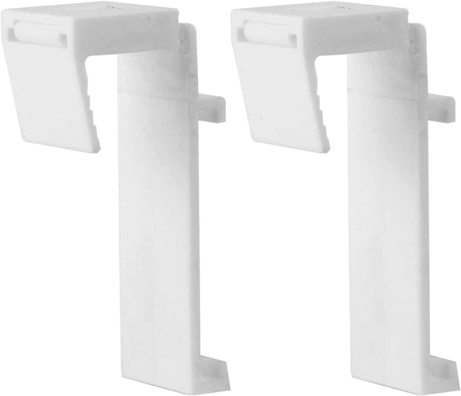 Pack of 10 Universal Double Roller Blind Window Door Clamp Support Holders Without Drill Holder - ShopVlot