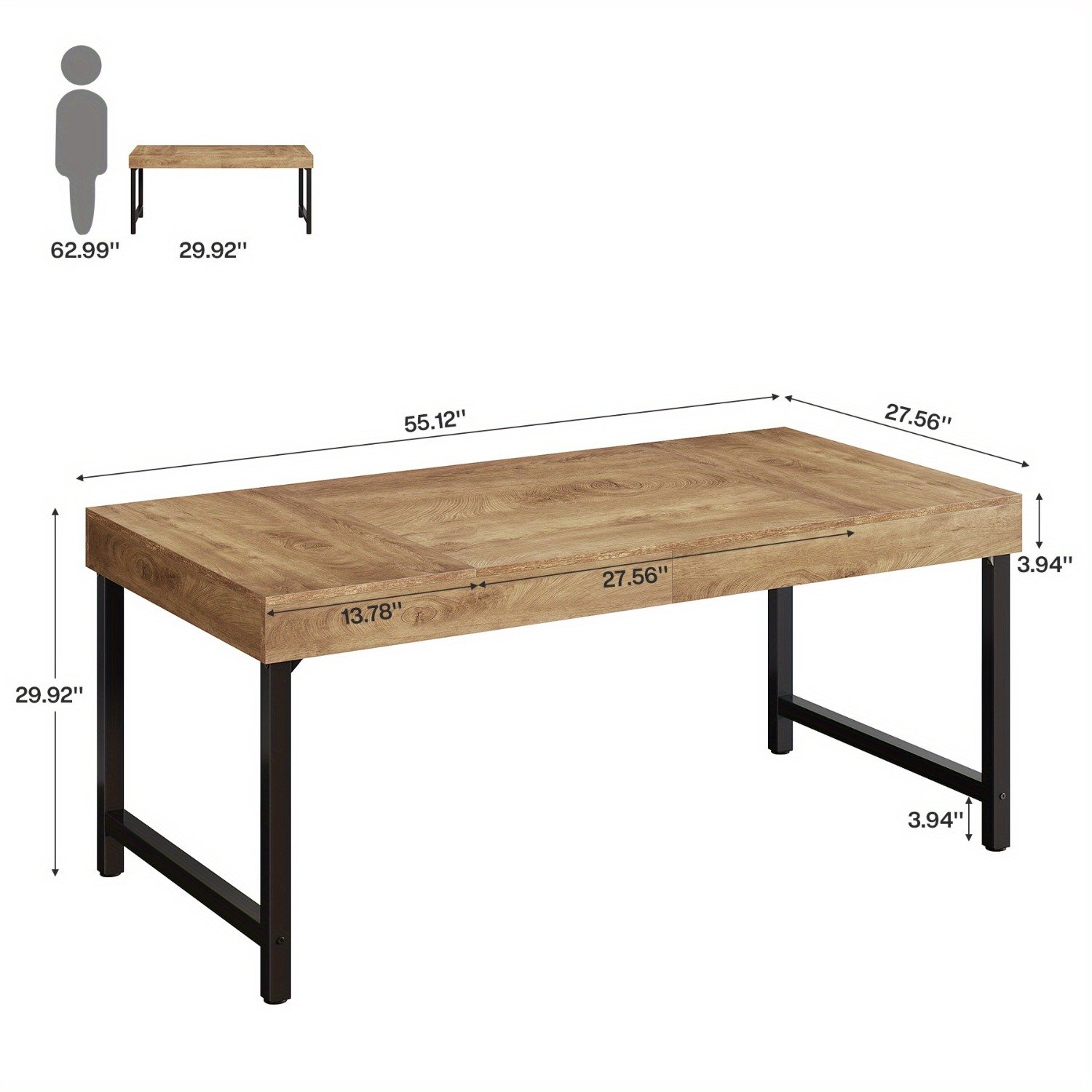 Mura Logistiek Mura Eettafel - Keukentafel - 140 cm - Bruin