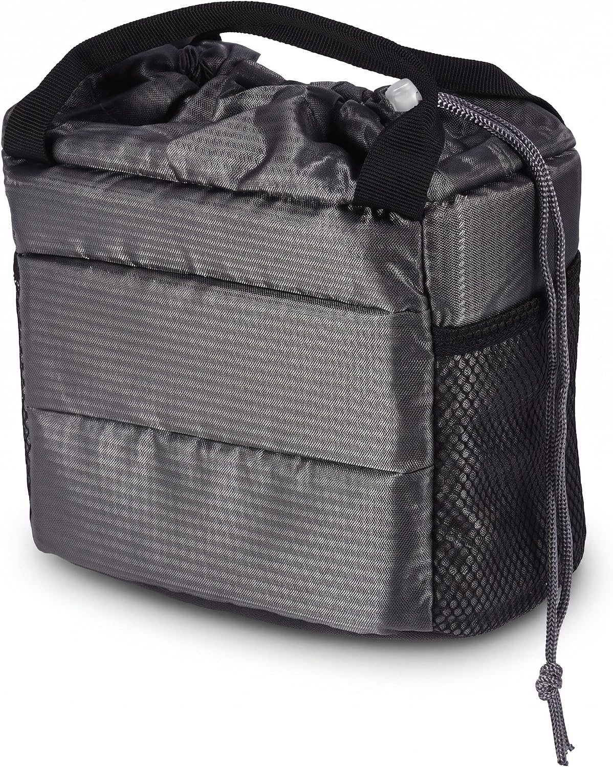 Dailygoods - Universele Camera-opbergtas - Draagbare Cameratas - Waterdicht en Schokbestendig - Grijs - Verstelbaar Inzetstuk - Geschikt voor Fot...