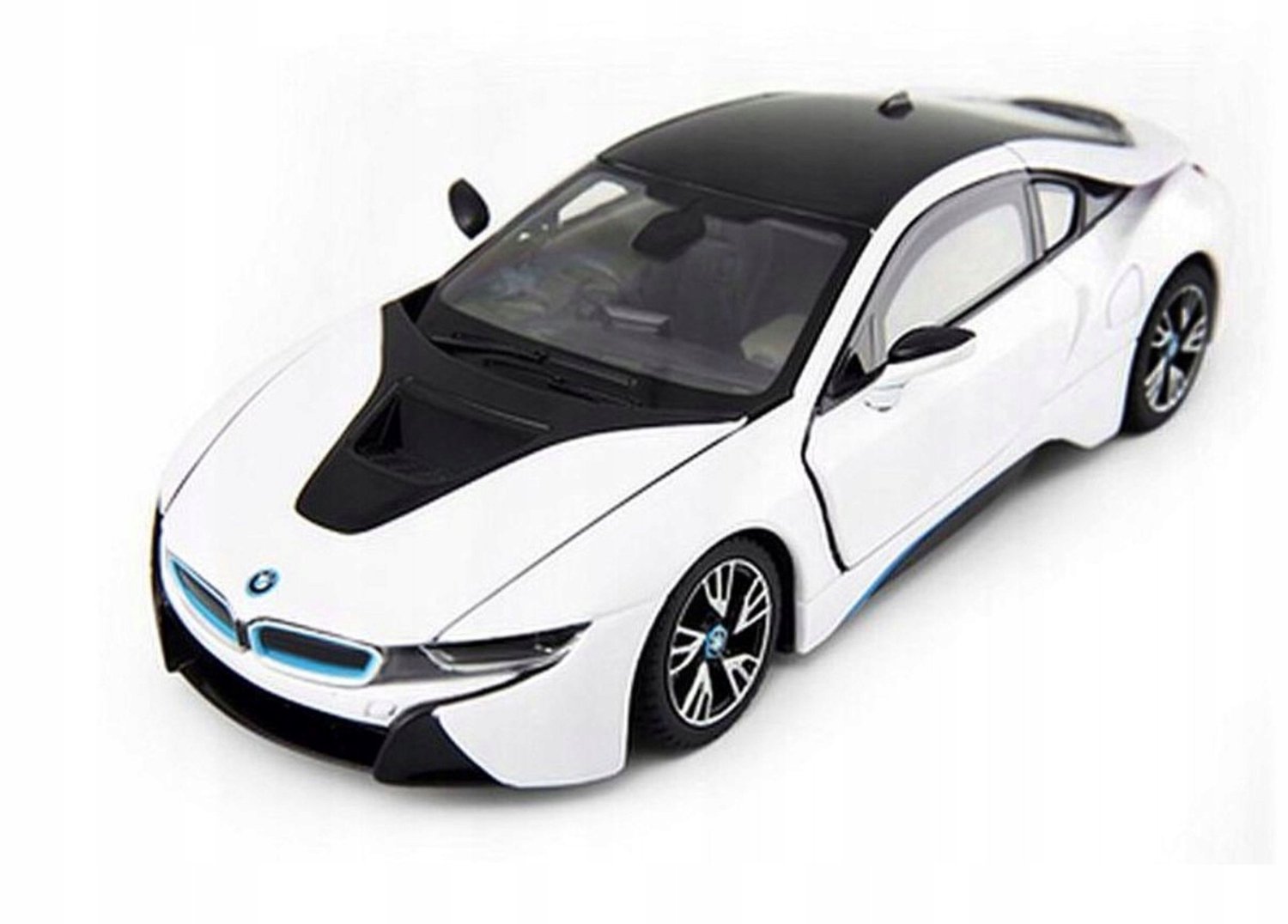Coil BMW i8 Model Auto 1:24 Metaal Wit