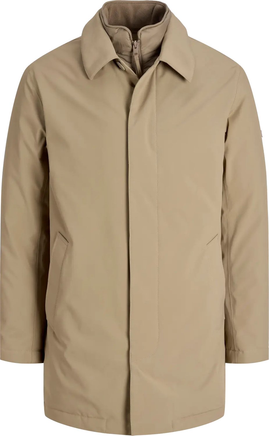 JACK & JONES Devon mac coat - heren jas - bruin (petrified oak)