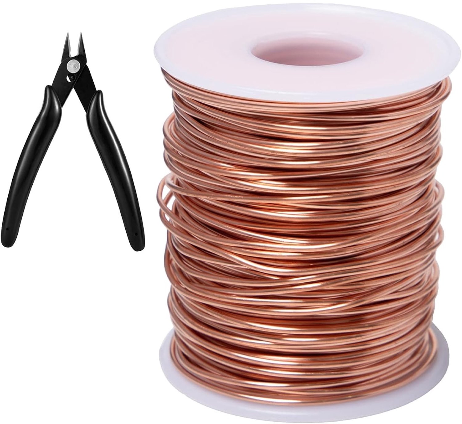 99.9% Pure Koperen Draad 164 ft, Ø1.3mm, Zacht Koper voor Tuinieren, Elektrische Toepassingen en Lastechnieken