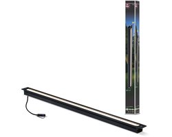 Paulmann Plug & Shine LED-grondinbouwlamp Lichtlijst IP67 3000K 8W Antraciet