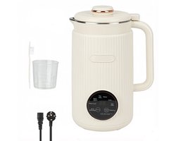 Automatische blender - Slimme hogesnelheidsblender - Keukenmachine - Babyvoedingmaker - Gemakkelijk schoon te maken - 1200 ml - 8 voorgeprogrammeerde programma's - Verwarmingsfunctie - Geschikt voor het maken van notenmelk - Gebroken wit