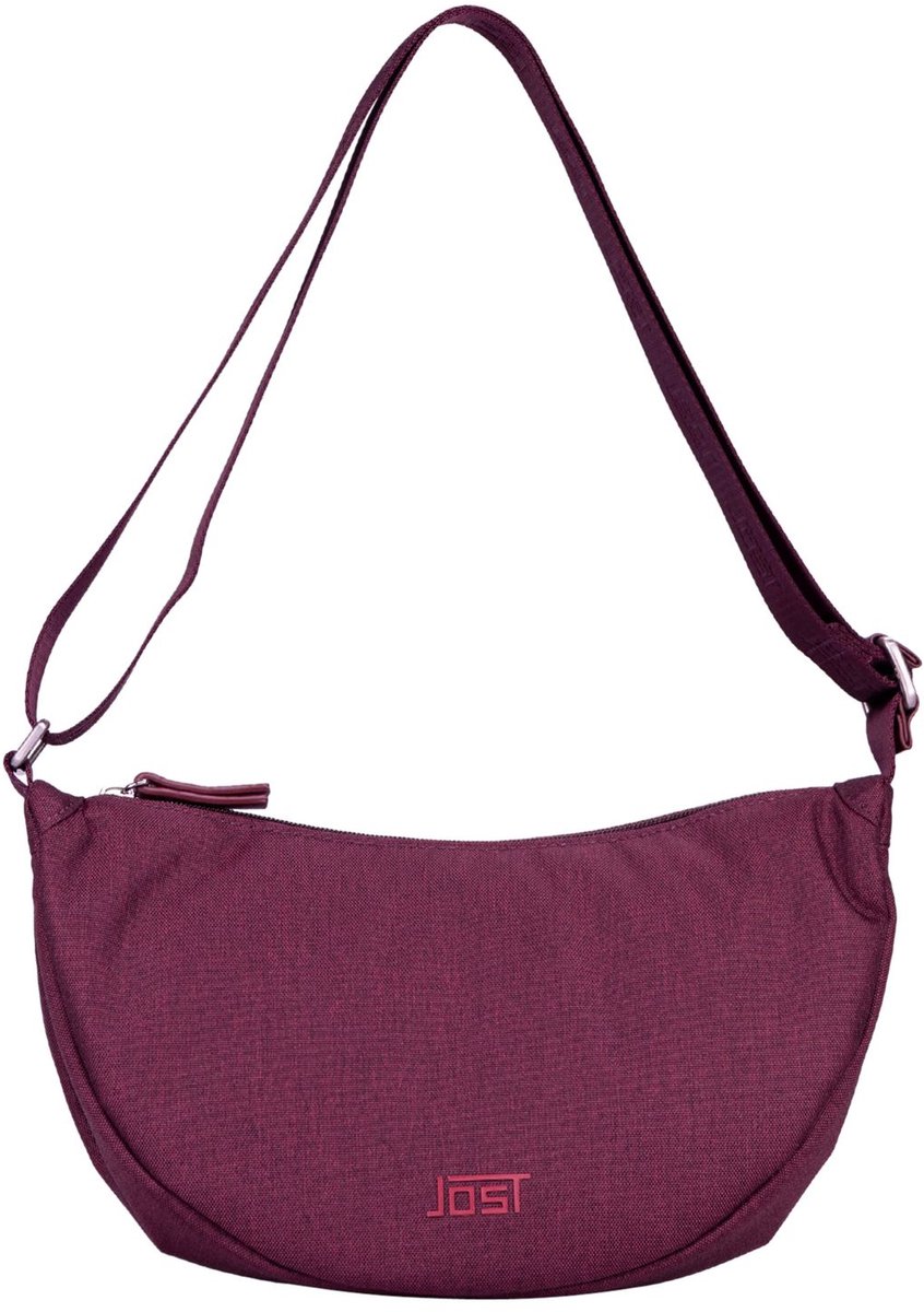 JOST schoudertas Bergen Crossbody Bag Burgundy wijnrood