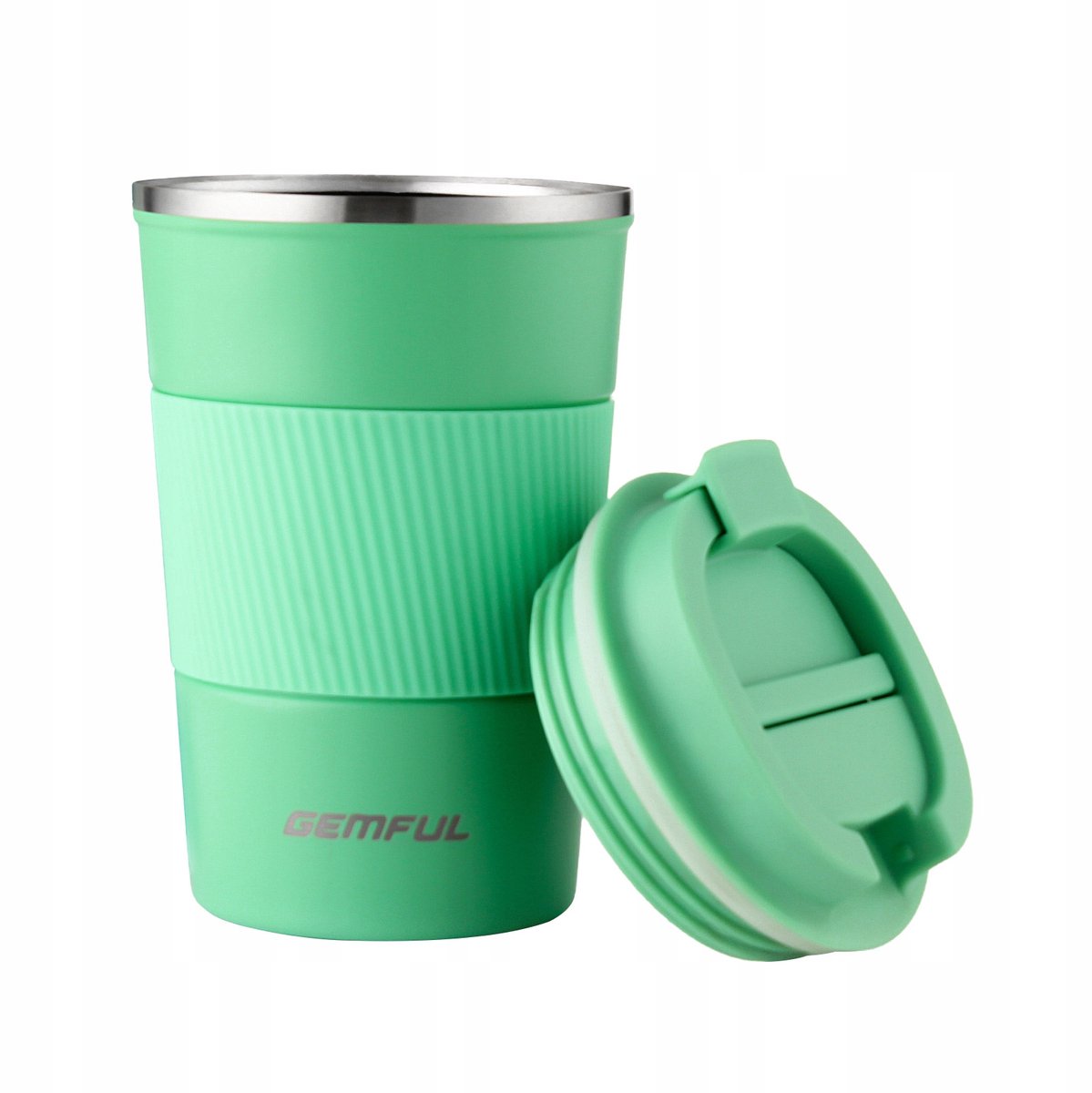 Merkloos RVS Tumbler | 380 ml | Thermische Mok voor Warme & Koude Dranken