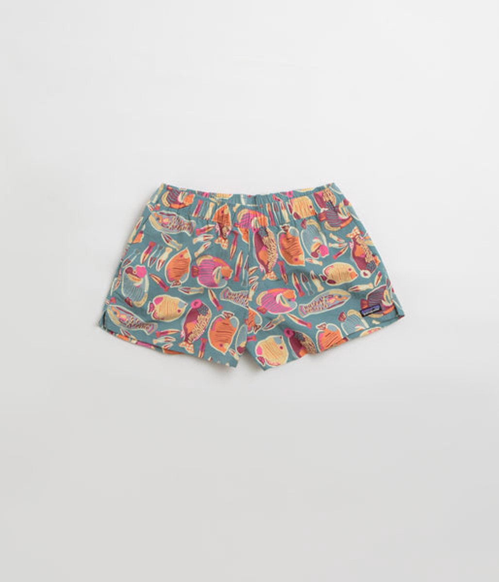 Patagonia Barely Baggies Shorts 2 1/2 inch Wrasse: Wetland Blauw