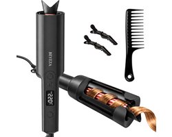 Beyeza Automatische Krultang 2.0 - Haarstyler - Roterende Krulborstel - Wafeltang - Incl. 
