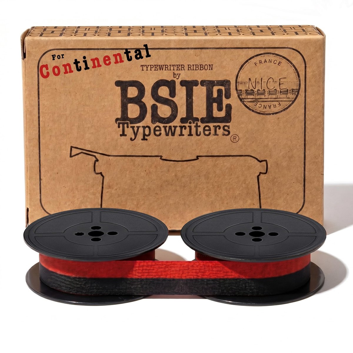 Typewriter Ribbon in Zwart en Rood - Compatibel met Diverse Modellen
