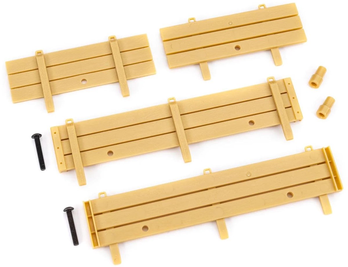 Stake Side Kit voor TRX-4M Trailer - Realistische Houten Look