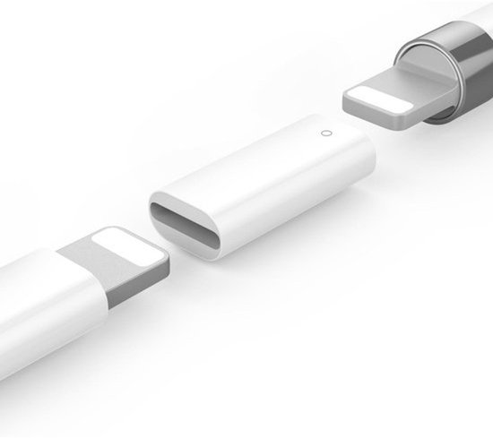 Oplader voor styluspen - Geschikt voor iPad Air, iPad Mini en iPad Pro - Wit - 2 stuks — afbeelding 2