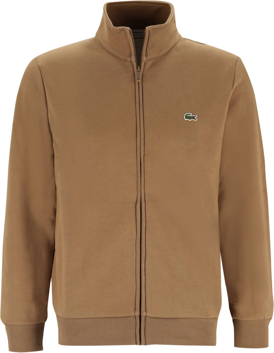 Lacoste heren sweatvest cookie lichtbruin