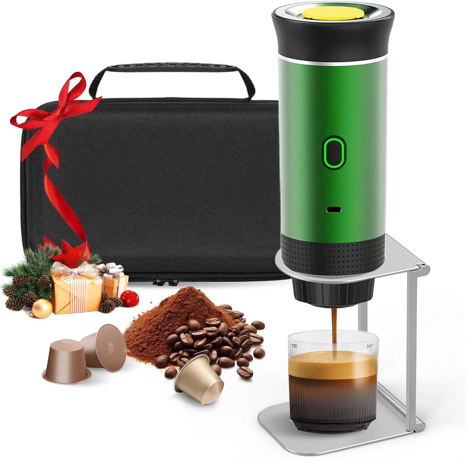 Draagbare 3-in-1 Espresso Machine voor Reizen