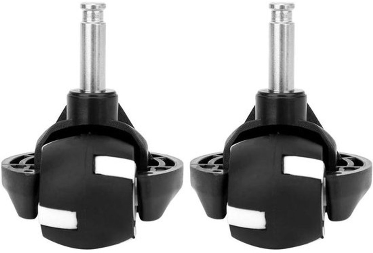 Dailygoods- Universeel vervangingswiel - Geschikt voor Deebot N79/N79S - Duurzaam ABS - Eenvoudig te monteren - 2 stuks - Lange levensduur - Wiel voor veegrobot