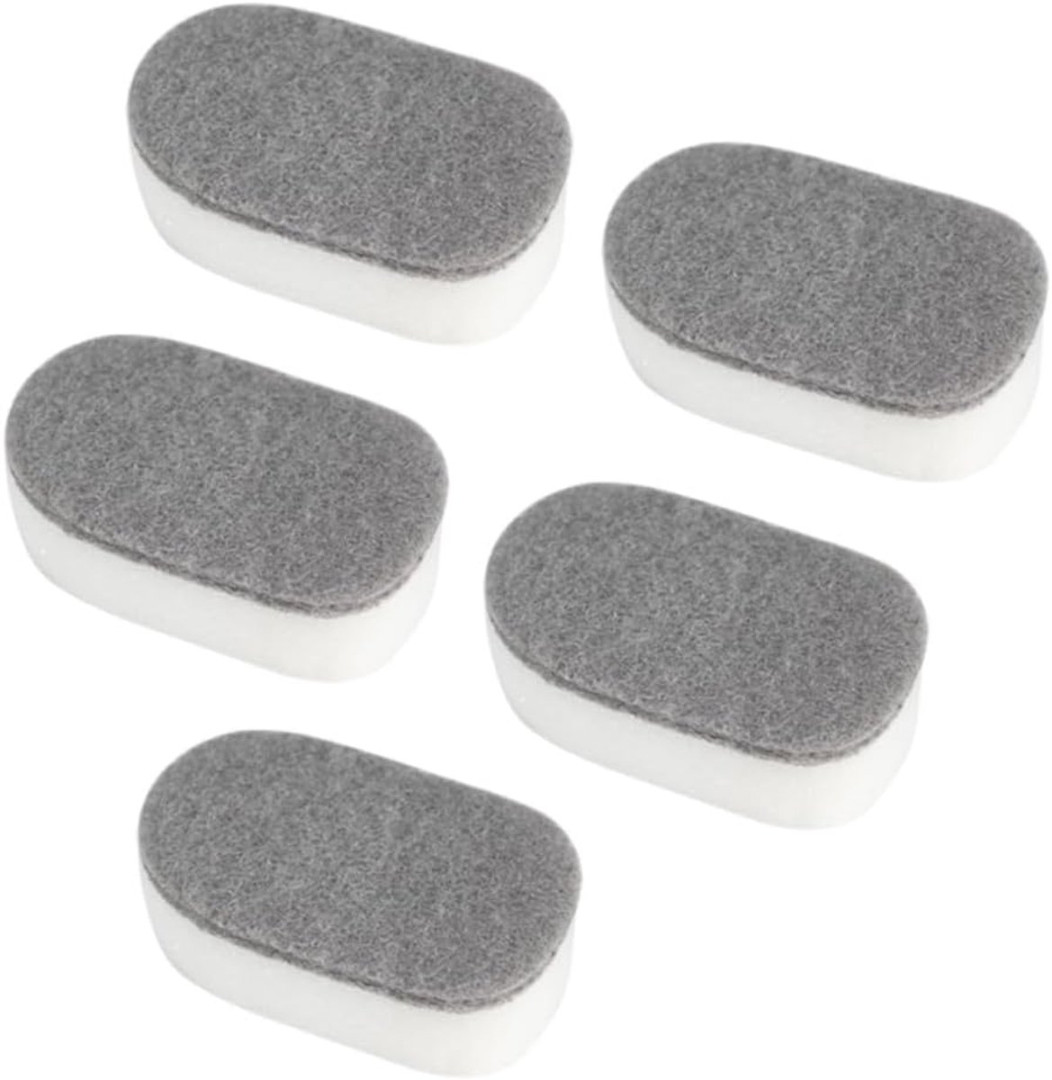 Vaatwasser Spons Pad - 5 Stuks Reinigingsspons Voor Vaatwasser Afwasspons Reinigingsspons Pad - Grijs