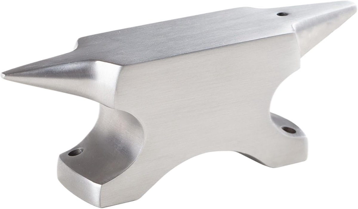 Ambeeld met dubbel uiteinde: Modelleergereedschap van staal, compact metalen vormblok | Mini werkbank met aambeeld beugel gemaakt van hoorn, gereedschap voor het maken van