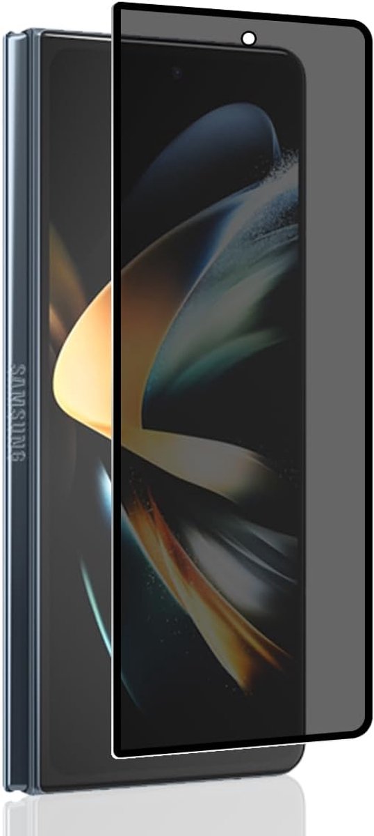 Privacy Displaybeschermfolie voorGalaxy Z Fold 4, gehard glas, volledige afdekking, krasbestendig, luchtbelvrij, anti-spionage displaybeschermfolie