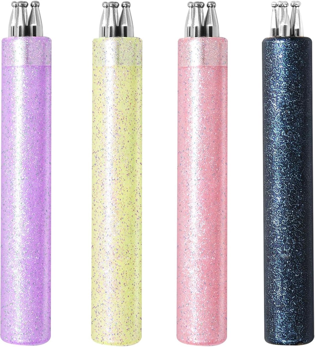 4St 5-Bloemblad Bloem Nagel Dotting Pen, 1,8mm Fijne Punt