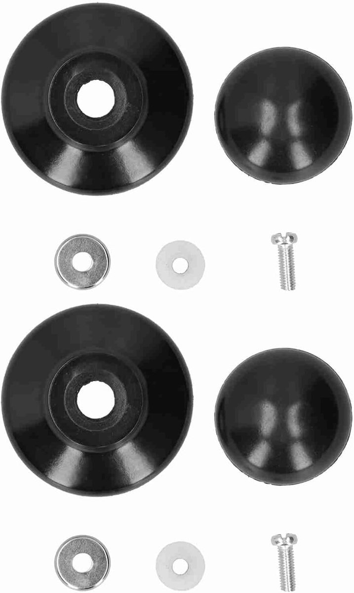 Veel van 2 Pan Puistjes met Schroeven - Universeel Accessoire voor Keukengerei - 30,5 X 15,2 X 7,6 Cm