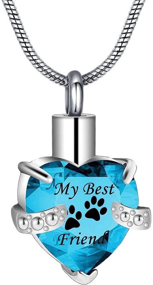 Waterdichte crematie sieraden voor huisdieren - Urnhangerketting voor as