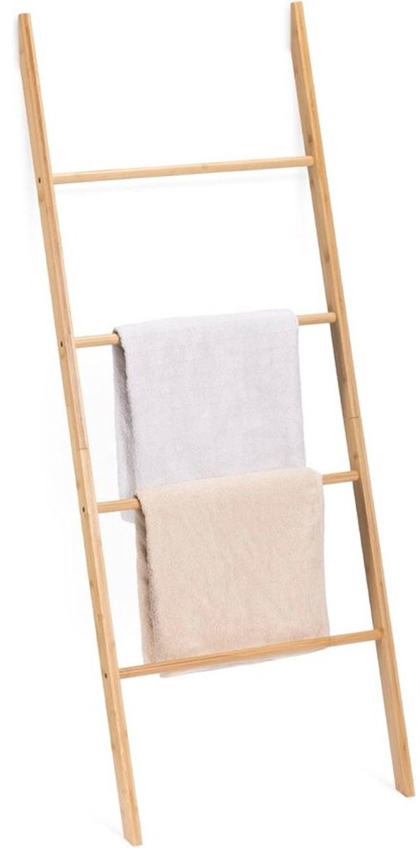 Multifunctionele Bamboe Handdoeken Ladder - 4 Treden - Handdoeken Kleding Beddengoed - Voor Slaapkamer Badkamer