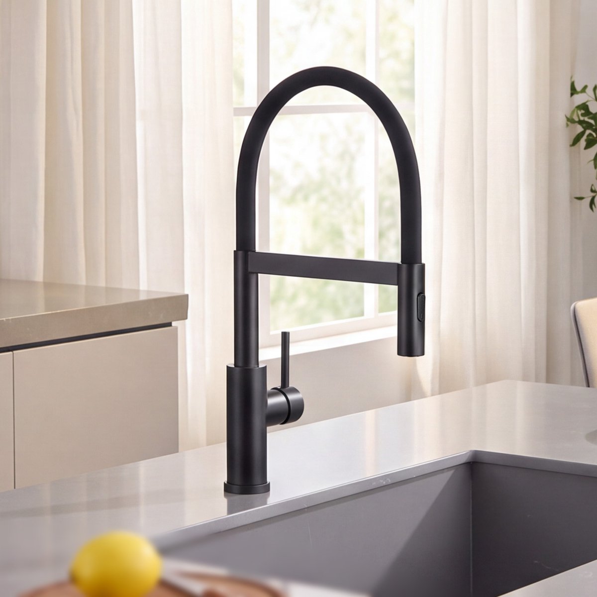 CECIPA max Magnetische keukenkraan - 360°flexibele keukenkraan - Keukenmengkraan met Magnetische Houder - 2 Waterafvoermodi - Flexibele Keukenkraan Zwart