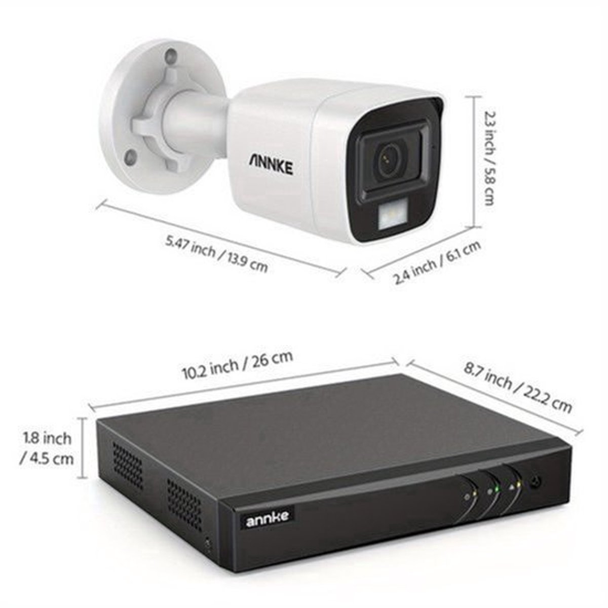 Beveiligingssysteem – Camerasysteem – Bewakingscamera – CCTV Set – Videobewaking – 12x 3K Camera’s Met Microfoon – AI Detectie En Nachtzicht