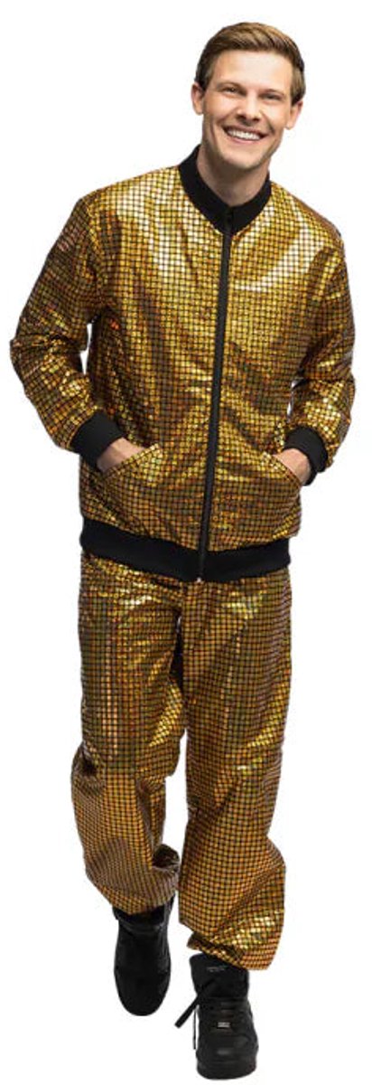 Disco Kostuum Golden Groove - Maat XL