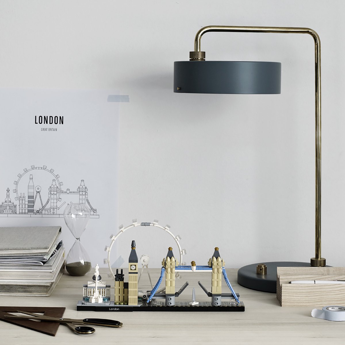 LEGO 21034 Architecture Londen Skyline Set, London Eye, Big Ben, Tower Bridge Model, Kantoor- of Huisdecoratie, Cadeau-Idee — afbeelding 19
