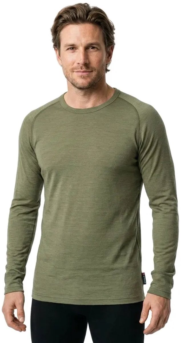 Devold Of Norway Lauparen Merino 190 Lange Mouwen Basislaag Groen XL Man