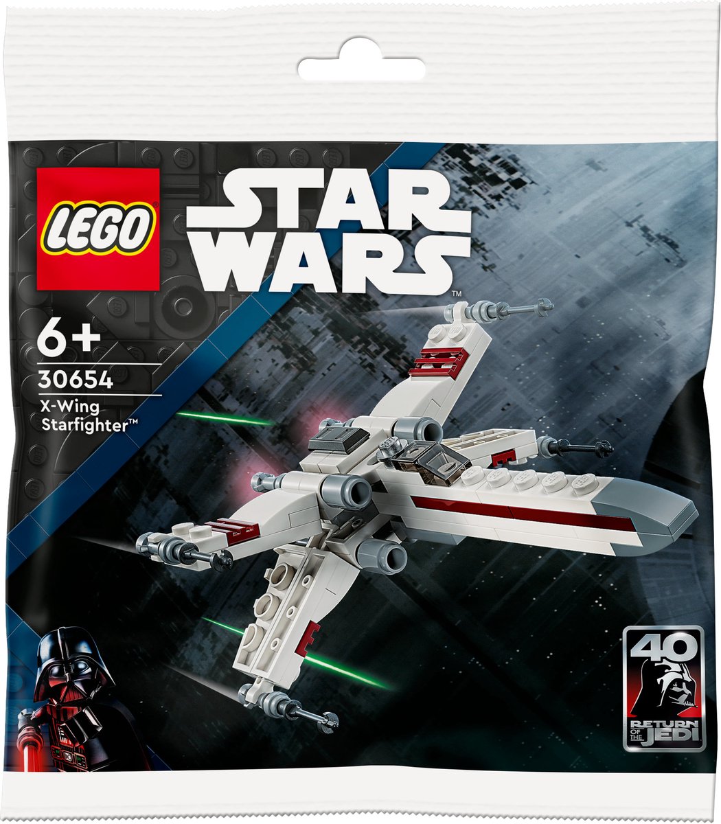 LEGO Star Wars X-Wing Starfighter, Bouwpakket, 6 jaar, Kunststof, 87 stuk(s)