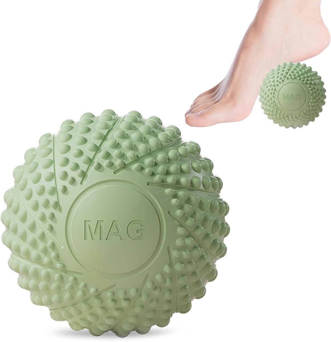 Fascia Massageballen voor Spierherstel en Stressverlichting, Ideaal voor Rug, Benen en Voeten, Groene Massageballen voor Thuisgebruik