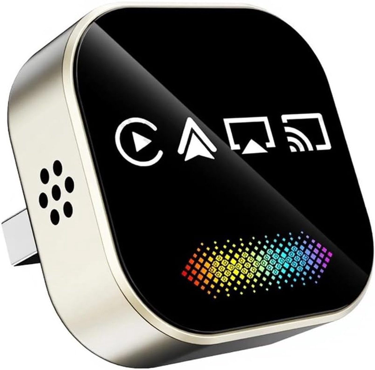 Draadloze CarPlay 4-In-1 AI Smart Box geschikt voor Airplay/Mirror Link/voor Android Auto/Carplay USB-Dongle-Adapter Auto Intelligent Systeem A