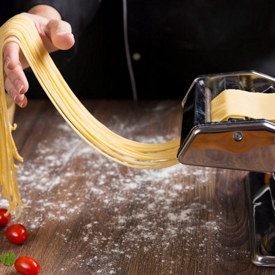 RVS Pastamachine - Zelfgemaakte Pasta Maken - Verstelbaar van Renew Force — afbeelding 3