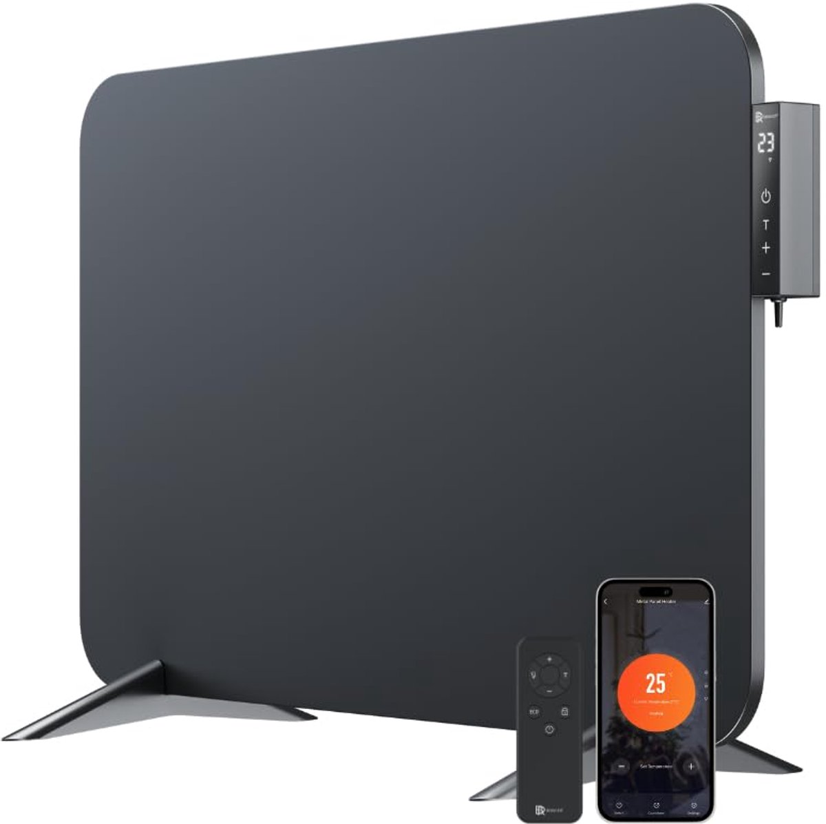 Infraroodkachel 450W met Thermostaat, WiFi, Timer, Afstandsbediening en Oververhittingsbeveiliging