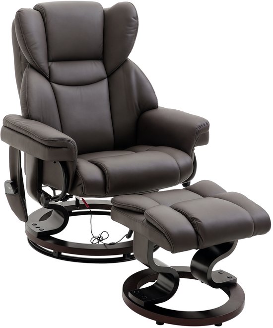 HOMCOM - Massagestoel - met Voetenbankje - 700-116V91 - HOMCOM - €394,90