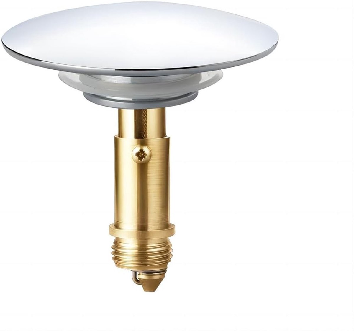 1 Stuk Pop-Up Plug Stopper voor Wastafel, 66mm Messing Stopper, Vervangend Onderdelen voor Badkamer en Keuken