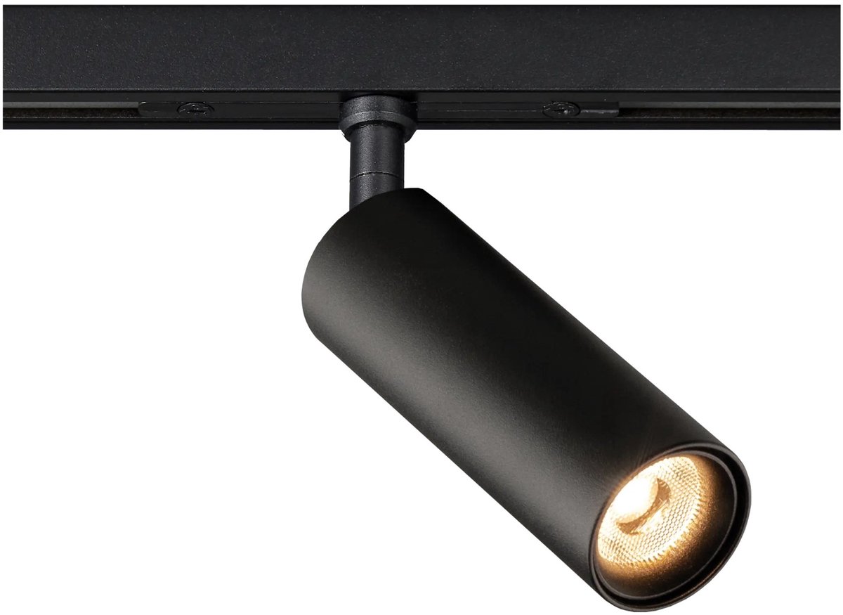 Lopal LED spot zwart – richtbare, dimbare LED-spot met geïntegreerde lichtbron, IP20, aluminium, Micro Line Premium collectie