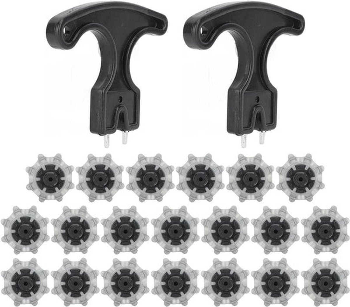 20 Stuks Golf Schoen Spikes, Antislip Golf Cleats Vervangingen met Nageltrekker voor Optimale Grip en Stabiliteit op de Golfbaan