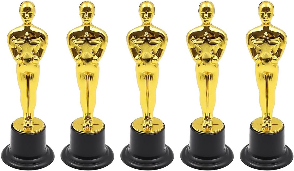 Vijfdelige Grappige Trofee Award voor Erkenning - Perfecte Prijs Trofeeën voor Feestjes en Tieners