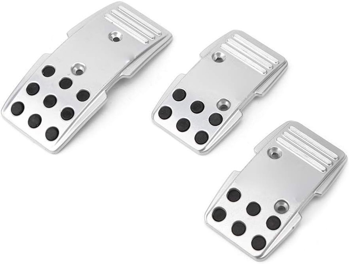 Aluminium Pedaalafdekkingenset voor Antislip Grip en Verbeterde Rijdynamiek in Sportwagens