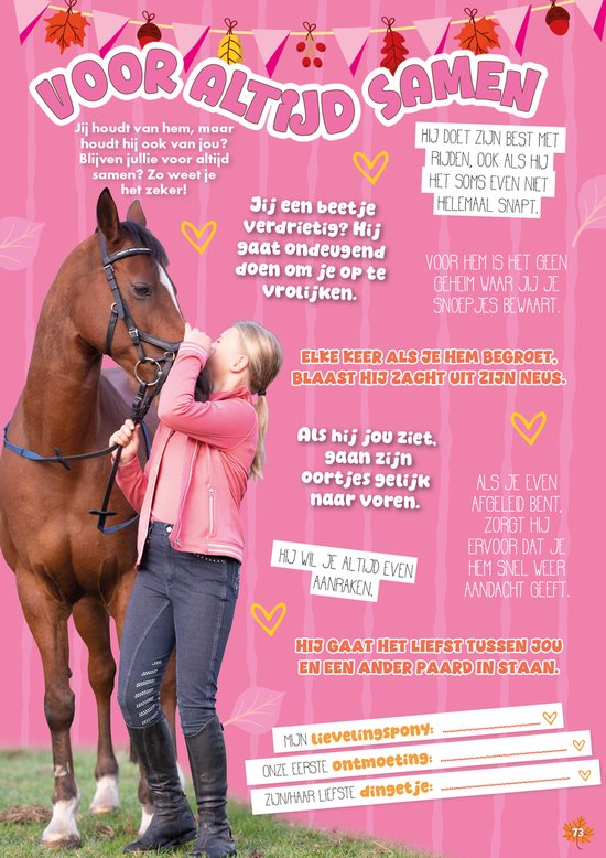 Meisje geeft paard een kus op de neus.