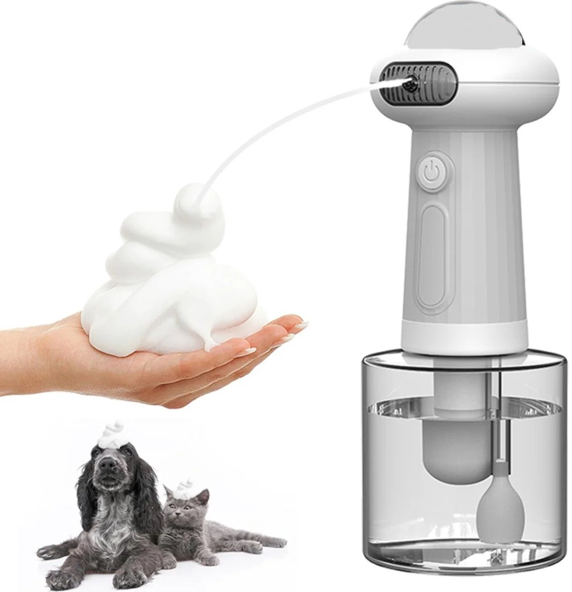 North Collective Huisdier Schuimdispenser - Zeepdispenser - Schuimmachine - Huisdier wassen - Vacht verzorging - Honden en Katten - Kinderen