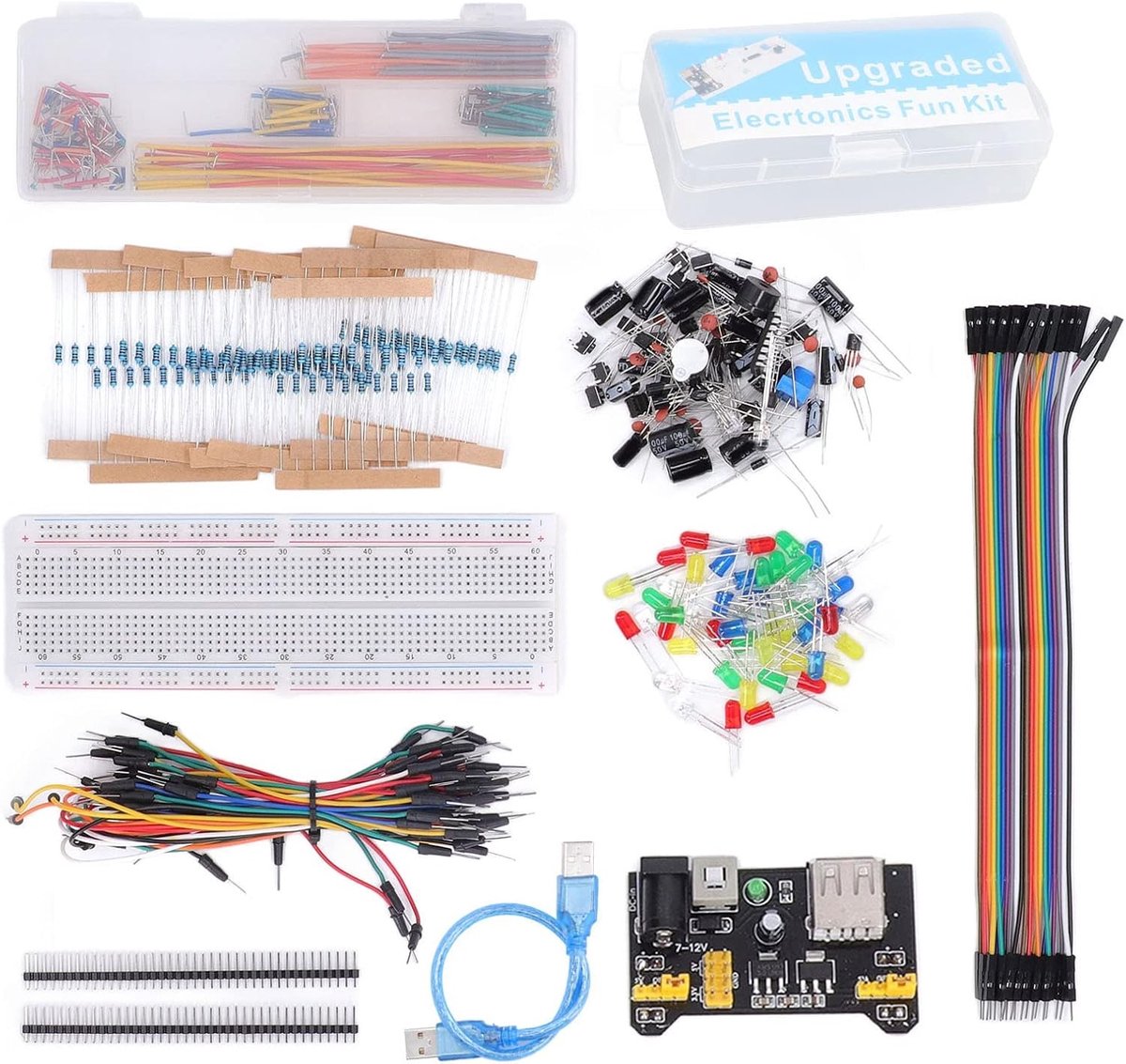 Complete Elektronica Componenten Kit met 830 Punten Breadboard voor STM32 - Ideaal voor Beginners en Projecten