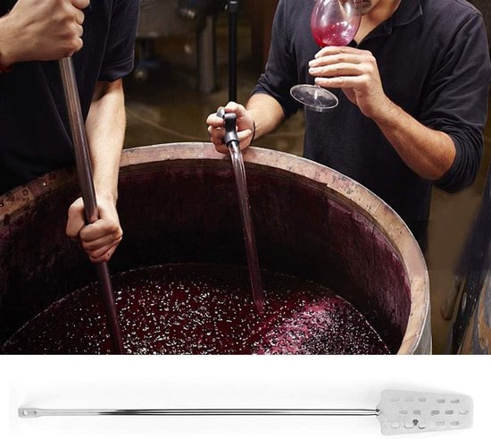 RVS Bier Mixer en Wijn Menglepel - Roestvrijstalen Paddle voor Thuisbrouwerij en Baraccessoires — afbeelding 3