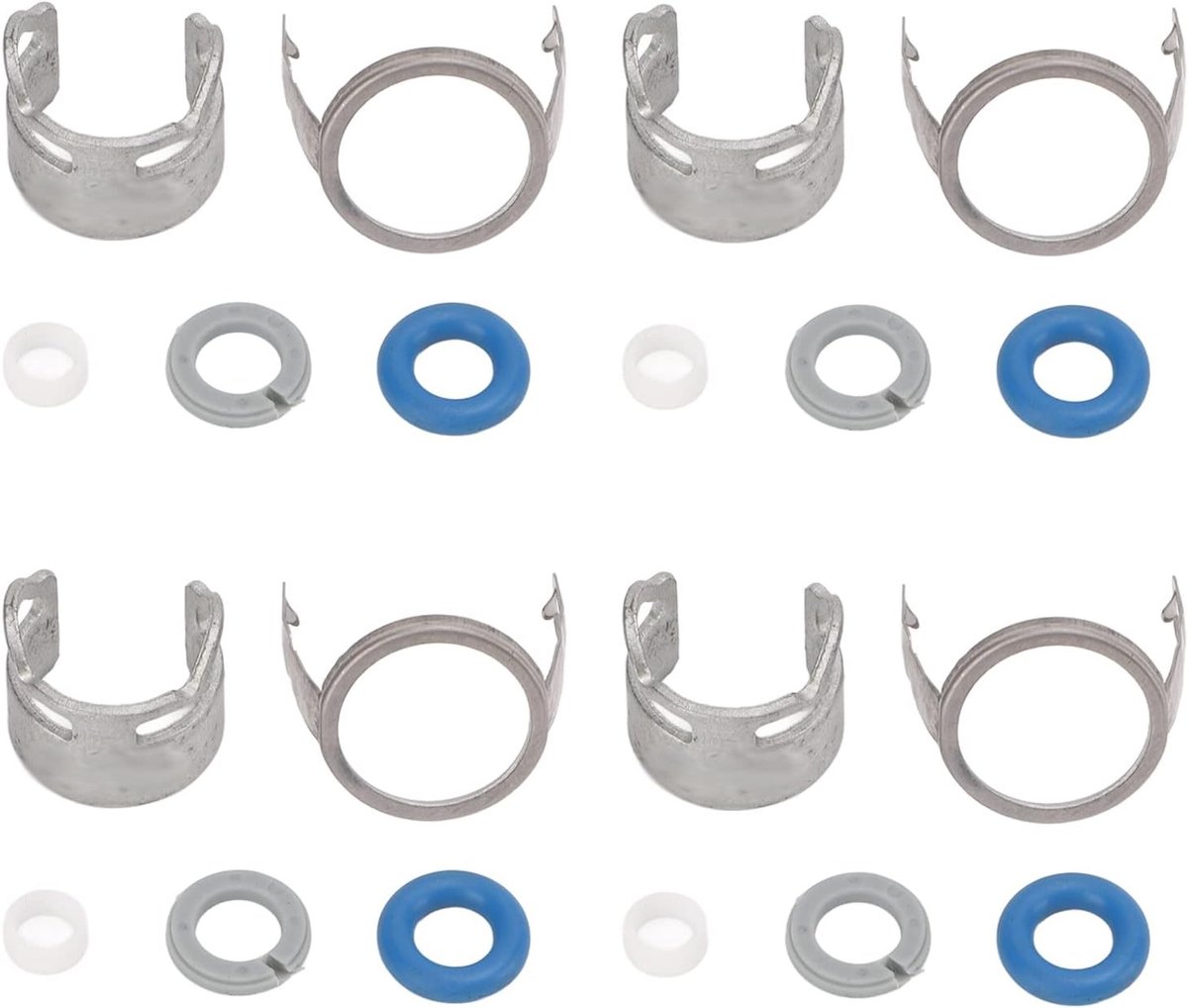Complete Set van Brandstofinjector O-ring Kit voor Audi A3 A4 A6 TT, Inclusief Reparatieonderdelen en Beugels voor Betrouwbare Prestaties