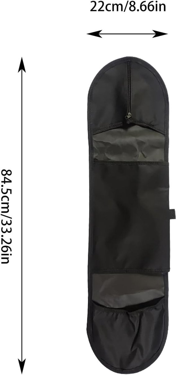Skateboard Tas Set van 2 Stuks, Draagbare Longboard Tas voor Bescherming en Reizen, Ideaal voor Buitenactiviteiten en Sporten