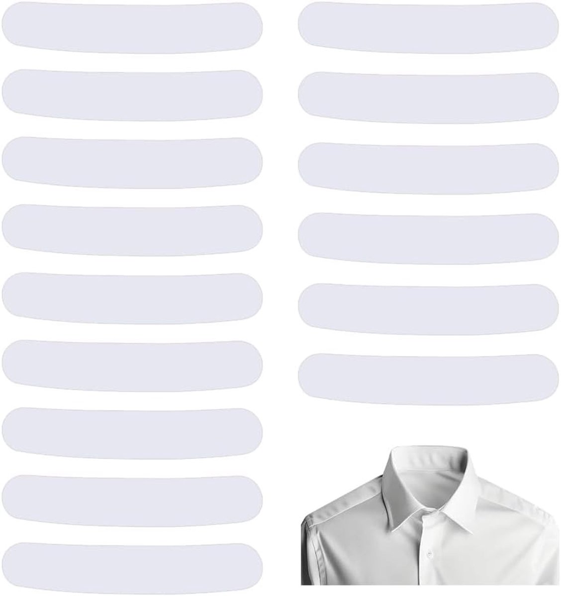 Kraagbescherming en Zweetpads voor Hemden, Zelfklevende Liner Patches tegen Vlekken en Zweet voor Hoed en Kleding