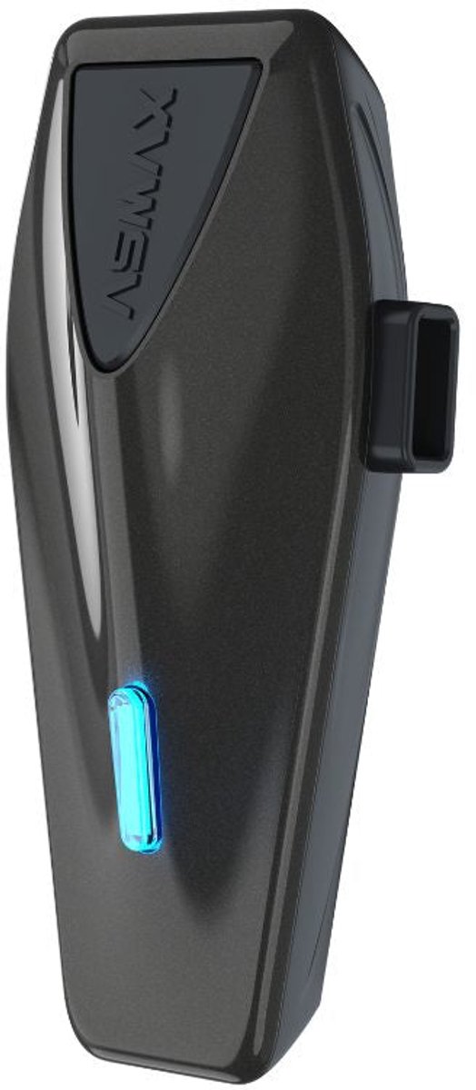 ASMAX S1 Motor Intercom - Motorhelm Headset met Bluetooth 5.4 - Communicatiesysteem voor 8 Rijders - IPX7 Waterdicht - FM Radio - USB-C Snelladen – foto 3
